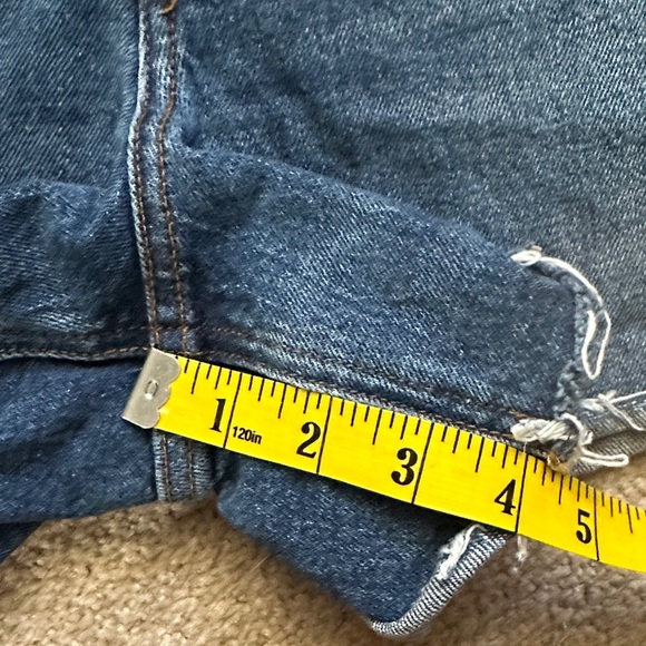 Abercrombie & Fitch The 4” Mom Short High Rise Denim Classic Cut Off Women’s 32 - Picture 4 of 6